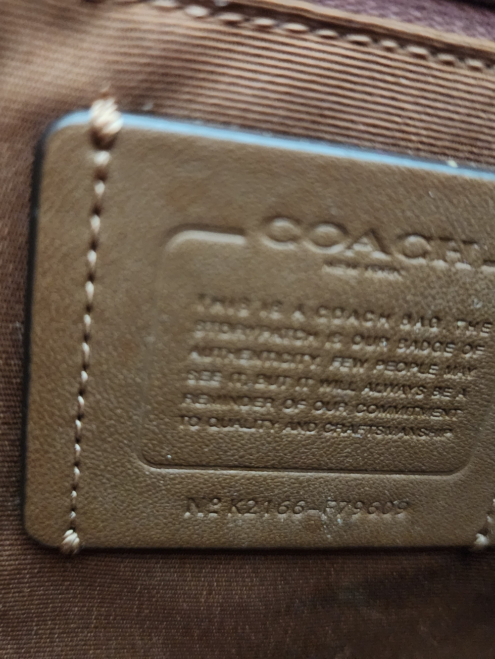 Coach Signature Canvas Tote Bag in Brown - Picture 6 of 6